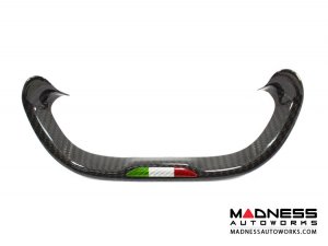 Alfa Romeo 4C Steering Wheel Trim - Carbon Fiber - Steering Wheel Badge - Italian Theme 